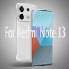 Безрамочный Тонкий Матовый Жесткий ПК Задняя Крышка Чехол На Для Xiaomi Redmi Note 13 Pro Plus Note13 Pro+ G Ударопрочный Fundas Coque
