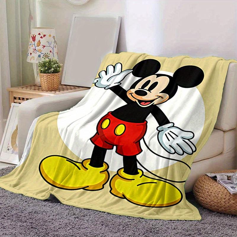 1pc, Mickey Mouse Inspired Blanket, Seasonal Universal, Home Decorative Throw, Blanket, Versatile & Cozy for Bedroom, Living Room, Travel, Camping, Ca