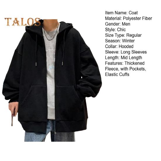 Мужская толстовка с капюшоном на осень-зиму с толстой флисовой подкладкой, с капюшоном, длинными рукавами и большими карманами, однотонная, свободные эластичные манжеты, завязка на шнурок, женская куртка для пары, спортивная