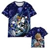 Hot Game Kingdom Hearts 3d Printed T-shirt Fashion Short Sleeve Cosplay Street Style Tops Men Women Kids T Shirt Size (100-6XL)