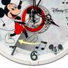 RHYTHM Disney 100th Anniversary Disney 100 Wall Clock Dial Changes When It Gets Dark Silent White 8MG817MC72 (Mickey Mouse) 28×5.2cm