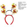 Christmas Luminous Headband Elk Christmas Tree Decoration Party Favors Birthday Festival Gathering Headwear Navidad Hair Accessory