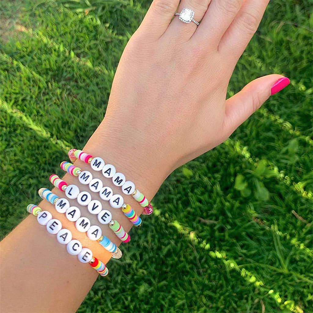 Бусины для браслетов, цветные маленькие стеклянные бусины для браслетов, изготовление ювелирных изделий, 24 цвета, пластиковые бусины в ассортименте