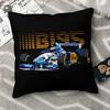 Michael Schumacher Benetton Hug Pillowcase F1 Car Racing Backpack Cojines Livingroom DIY Printed Chair Coussin Covers Decorative