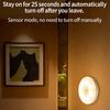 Motion Sensor Light USB Night Light With Switch Rechargeable Inductor Lights For Kitchen Stairs Hallway Closet Bedroom