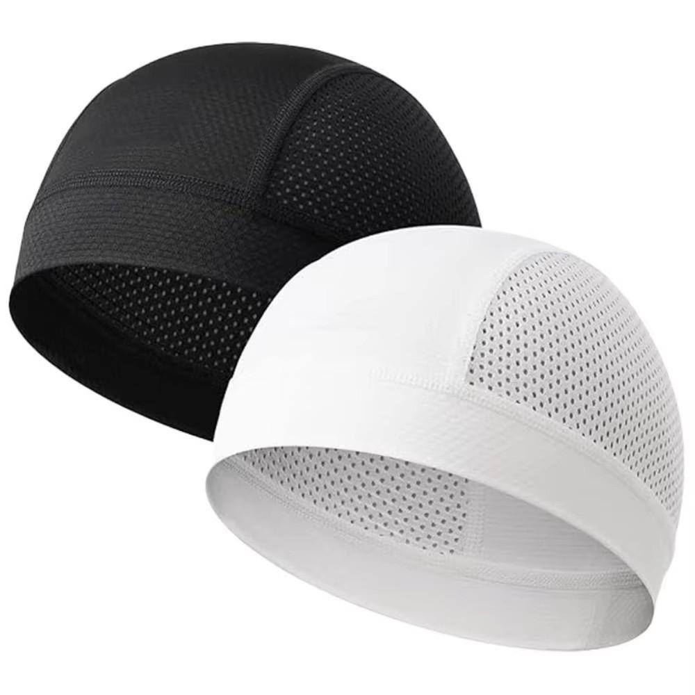 Quick Dry Bicycle Cap Anti-UV Running Cap Elastic Helmet Liner Hat  Motorcycle Riding