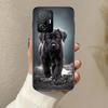 Black Labrador Dog Funda For POCO F5 F3 M5s C40 F4 GT X3 X4 X5 Pro Case For Xiaomi 12 13 Lite 11T 12T Pro 12X