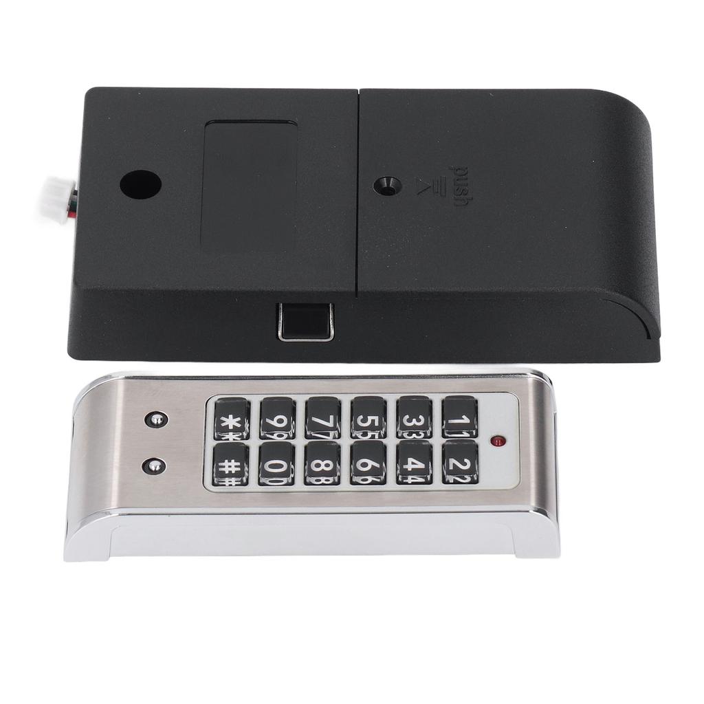 Electronic Cabinet Lock Stainless Steel Electronic Password Cabinet Lock for Sauna Bathroom File