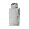 Li Ning Comfortable Warm Hooded Vest Men Vests Gray AMRU079-2