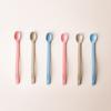 Edison Silicone Baby Food Spoon and Case 2-stage 2-piece Set, Beige, Blue, 1 Set, Korean Popular Tableware