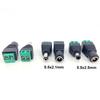 5pcs 5.5mm X 2.1mm 5.5x2.5mm DC Female Male Connector Power Plug Adapter Cable Terminal for 5050 3528 LED Strip CCTV Camera