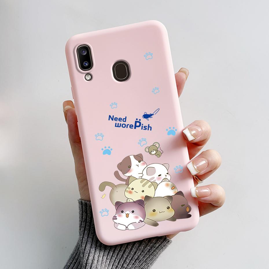 Чехол для Samsung Galaxy A20 A20e A20s Стильный Расписной Мягкий ТПУ Чехол для Телефона для Samsung A20 A 20 20s 20e A205 A202 A207 Обложка