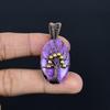 Purpurite Jewelry, 999 Copper Wire Wrapped Pendant Handmade Gemstone Jewelry, Gifts For Wife Brand New Pendant