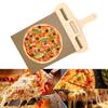 Sliding Pizza Peel - 12 Inch Pizza Paddle with Handle and Baking Cloth Non-Stick Pizza Peel for