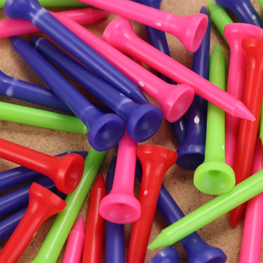 /70mm /83mm Lightweight Plastic Golf Tees Golf Ball Holder Golf Training Ball Tee Golf Accessories