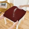 Waterproof Jacquard Chair Cover Spandex Stretch Stool Case Dining Room Kitchen Adjustable Chairs Pad Cover Pad for Home Hotel