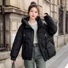 Autumn and Winter Cotton Clothing, Korean Version Cotton Clothing, Fashionable Women's Clothing, Hooded, Thick and Warm, Fashionable Bread Jacket