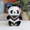 Charming Graduation Panda Plush Toy Adorable Stuffed Animal With Customizable Logo