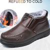 Outdoor Men Boots Lightweight Fashion Casual Shoes Winter Warm Fur Cotton Shoes