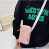Mobile Phone Bag Women's Single Shoulder Crossbody Bag Coin Purse Nylon Handbag Minimalist Small Cell Phone Pouch