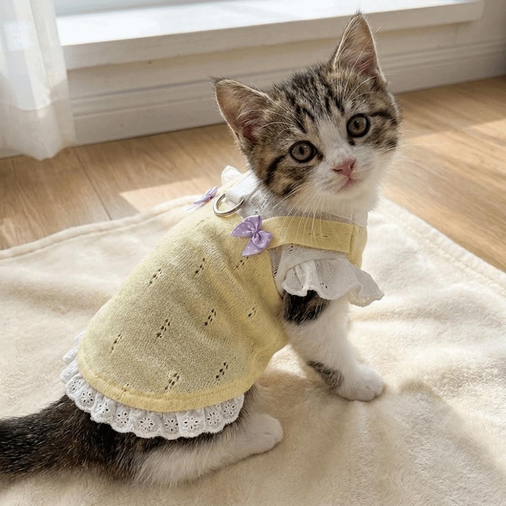 Thin Breathable Dog Summer Clothes Cool Pet Cooling Costume Fashion Cat Overalls Photography