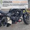 Защита пятки и подножки Midimttop Rebel 1100, Пластина для фиксации на подножке для Honda Rebel CMX 1100/Rebel 1100T (2021-2025) (черный)
