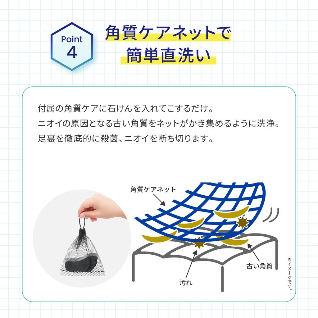 Foot Meji Foot Soap Refreshing Mint Foot Foot Large Capacity Exfoliating Packaging Official Website (6-Pack) - Wash, Scrub, (Includes Net) -