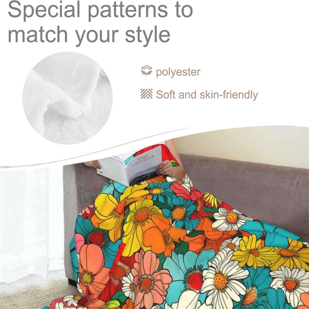 LLoud Houses Family Cartoon Flannel Throw Blanket for Couch Sofa Bed Softized Quality Picnic Blanket