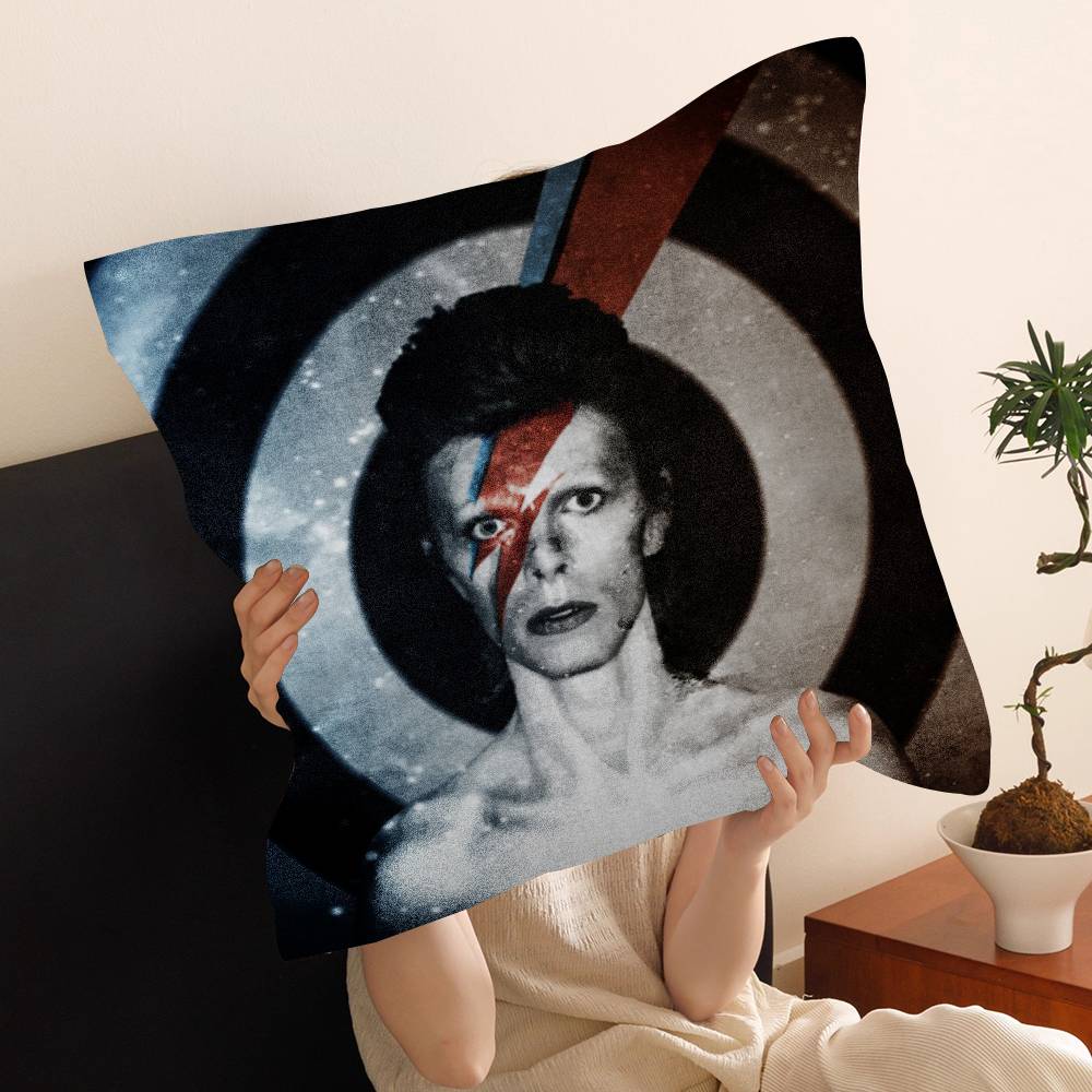 Подушка с принтом горячего певца D-David B-Bowie, чехол для диванной подушки, украшение для дома, детский подарок