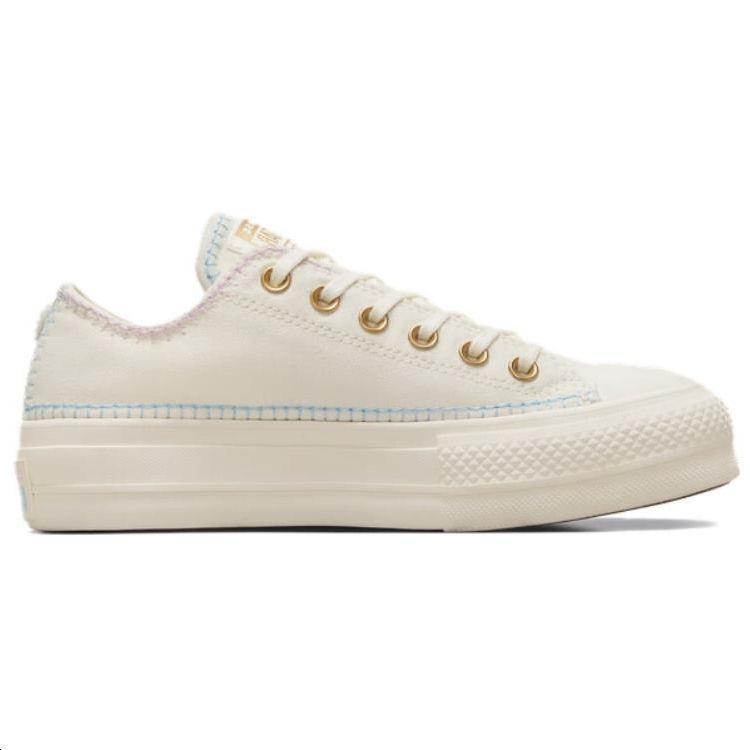 Converse All Star Lift Comfortable Low Top Canvas Shoes Women Sneakers White A08732C