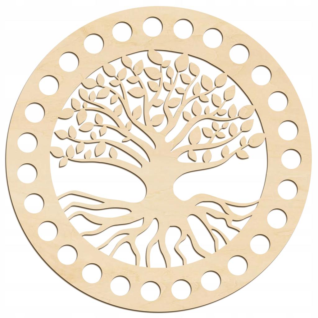 Plywood bottom, round, 15cm. ECO plywood basket bottom. Round bag bottom.