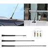 Universal Car Stereo Radio FM/AM Signal Aerial Amplified Antenna  9/11/16 Inch Car Roof Mount Mast Whip Antena For VW Toyota