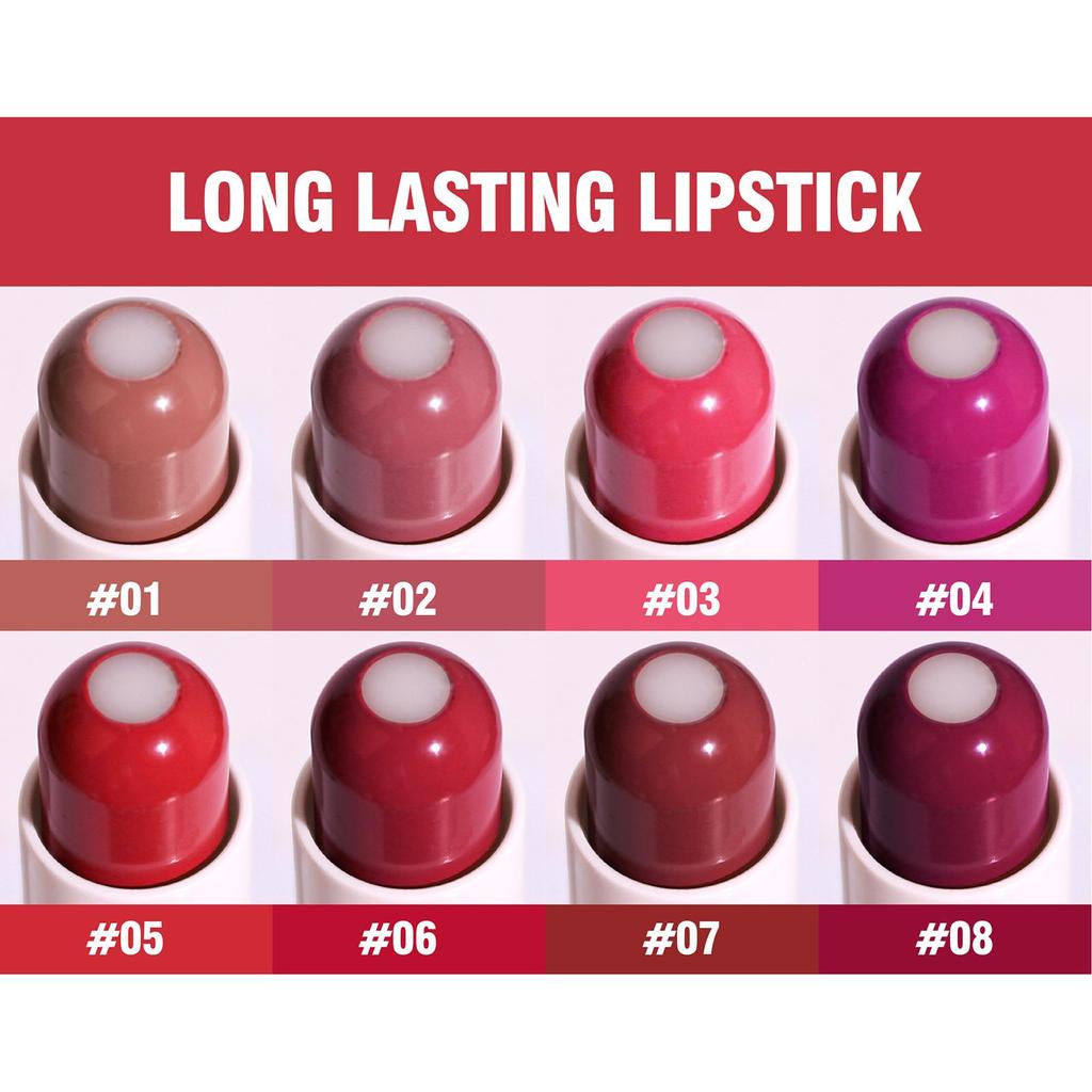 HANDAIYAN 8 цветов матовая водостойкая бархатная нюдовая помада сексуальные красные коричневые пигменты макияж длительный профессиональный