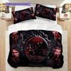 Mystery Vampire Diaries Three-piece set (1 * duvet cover + 2 * pillowcase, without core) 2D Flat Bedding set Duvet cover and pillowcase