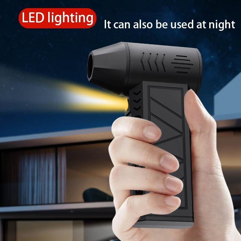 130000 об/мин Бесщеточный Электрический Мощный Вентилятор Портативный Пылесборник 52 м/с Для Кемпинга на Открытом Воздухе Уборки Ручной Мини-Воздуходув