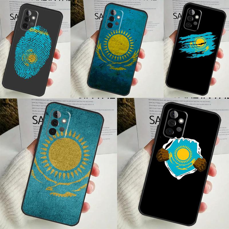 Флаг Казахстана для Samsung Galaxy A14 A34 A54 A12 A32 A52 A51 A71 A53 A33 A13 A15 A25 A35 A55 чехол для телефона