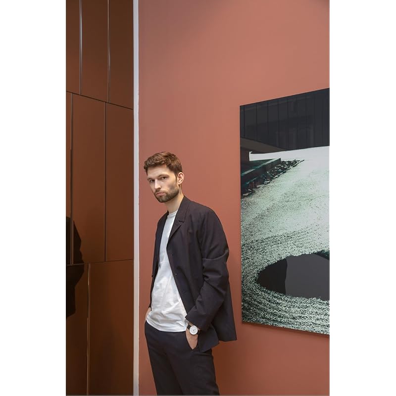 ARNE JACOBSEN watch 40mm nordic design Daily life waterproof (Quiet design without second hand) BANKERS 53102-2001 white black leather