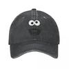Cute-S-Cookies-S-Monsters Baseball Cap Vintage Distressed Denim  for Men Women Activities Adjustable Fit Caps Hat