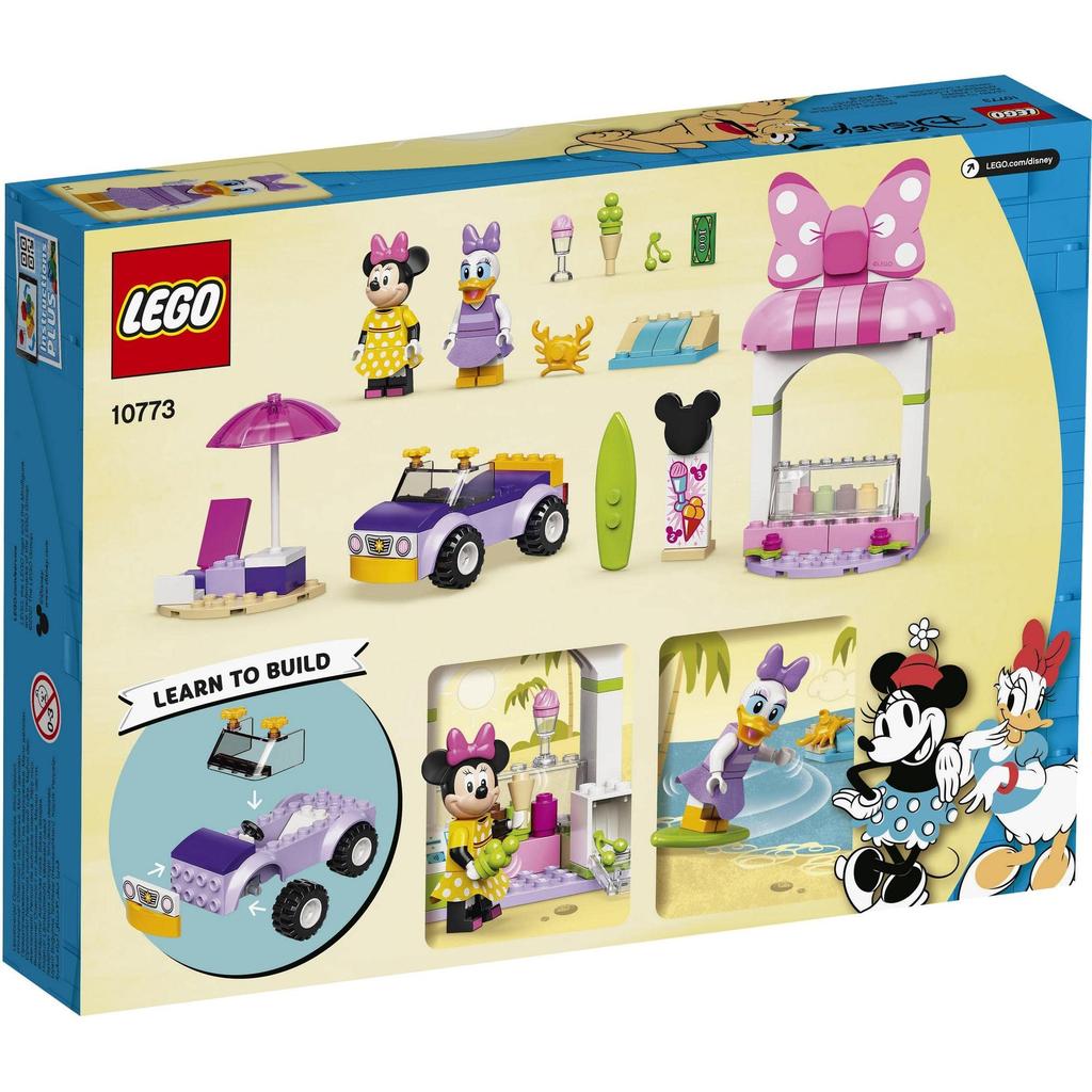 LEGO Mickey Friends Ice Cream Parlor 10773 Игрушечный блок Present Animal Animal House Home Мальчики Девочки 4 года и старше и Минни