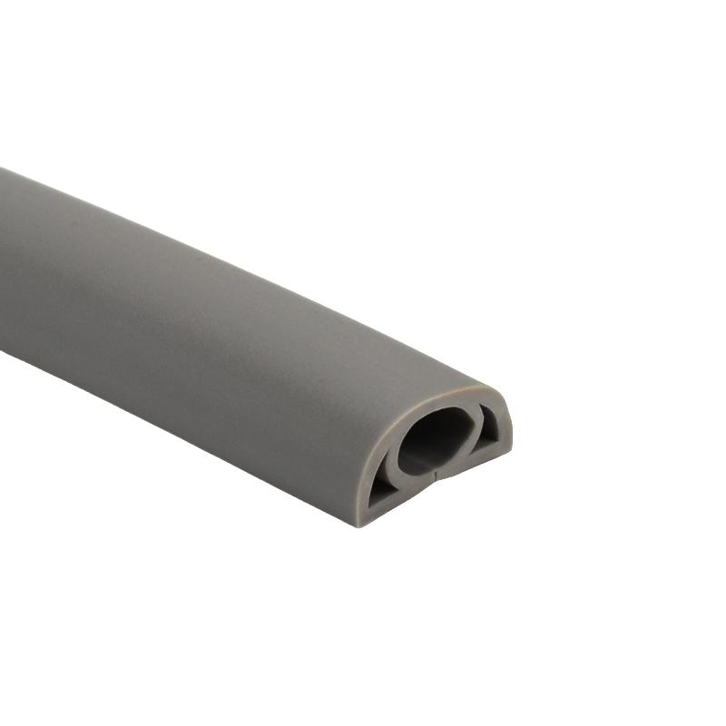 1pc PVC Floor Cord Cover Self-Adhesive Anti-extrusion Anti-extrusion Extension Wiring Duct Protector Power Cable Protector