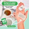 Panda Tea - Green Energy - Thé Vert Energisant - Parfum Orange, Vanille &amp; Citronnelle - BIO - 28 sachets