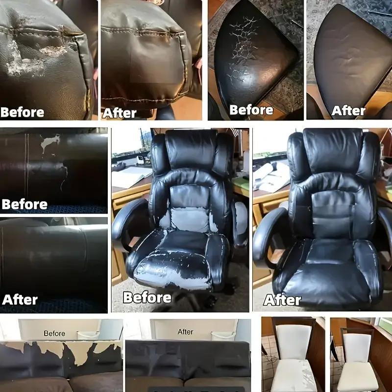 Self Adhesive Leather for Sofa Chair Table Furniture Car Seat Bag Shoe Bed Leather Repair Patch Sticky Fix PU Leather Sticker