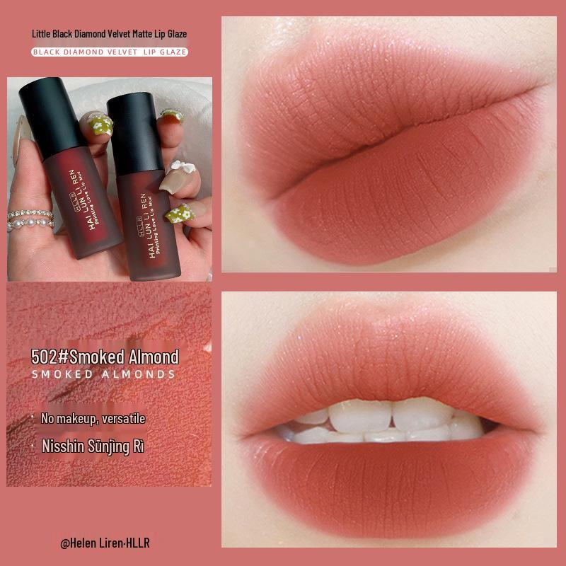 Helen Lady Velvet Matte Mist Блеск для губ - Отбеливающий цвет лица, Студенческий стиль