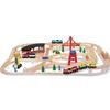 Circuit En Bois De Chemin De Fer - MELISSA & DOUG - 132 Pièces - 10701