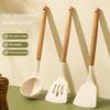 Practical Silicone Spatula Non-Stick Non-deformed Cooking Utensil