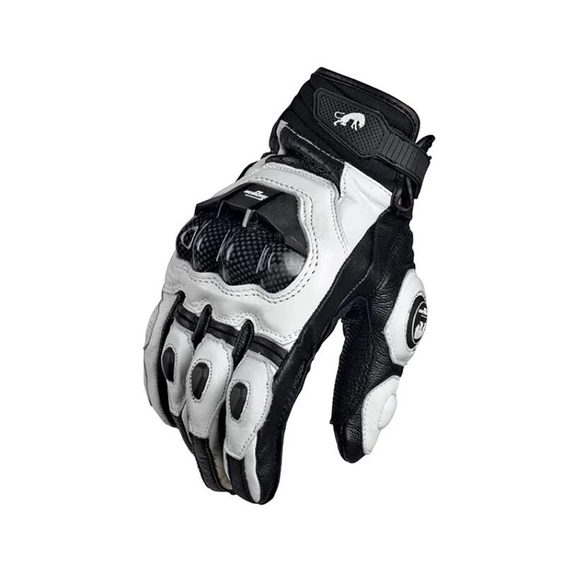 Высококачественные перчатки из натуральной кожи мужские перчатки Luva Riding Moto Motorcycle Guantes Protection Racing MOTO защитное снаряжение