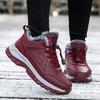 Women's Winter Walking Shoes Waterproof Fleece Boots for Men Wrap Ankle Snow Boots Thick Sole Outdoors Plush Sneakers