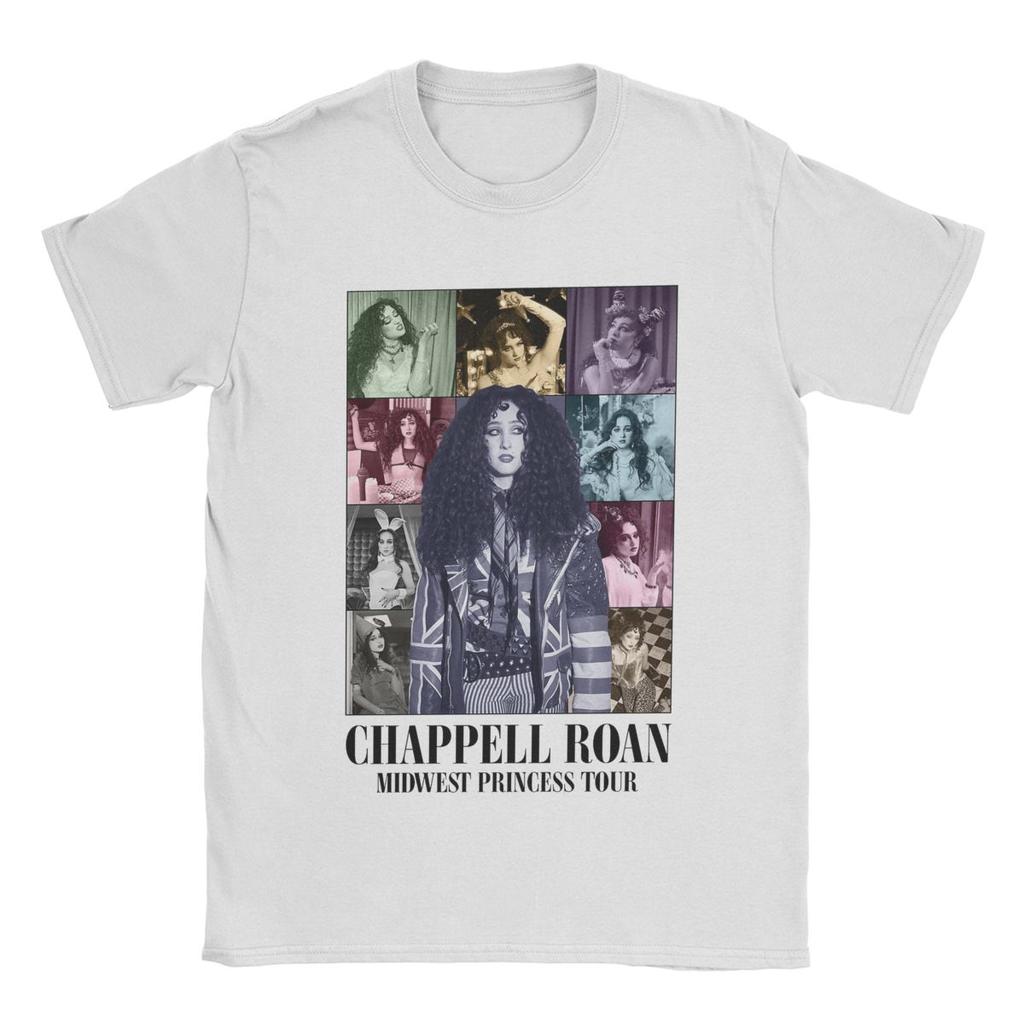 Chappell Roan The Eras Tour Футболка Мерч Мужская Женская Чистый Хлопок Винтажная Футболка С Коротким Рукавом Одежда Идея для Подарка
