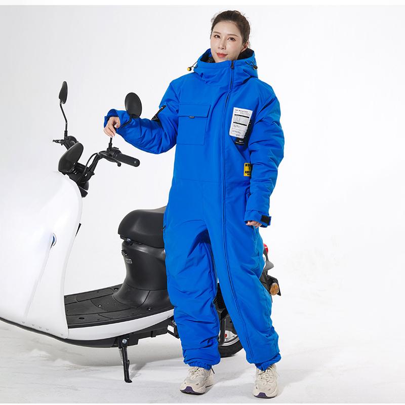 Мотоциклетная куртка Зимний костюм для защиты от холода и ветра Мотоциклетное снаряжение для беговых лыж Мужской и женский лыжный костюм для рыбалки Бархат