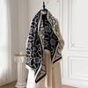 Scarf Women'S Autumn And Winter Stars Thickened Warm Scarf Cashmere Large Shawl Dual-Purpose Versatile